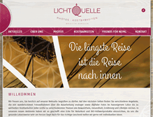 Tablet Screenshot of lichtquelle.at